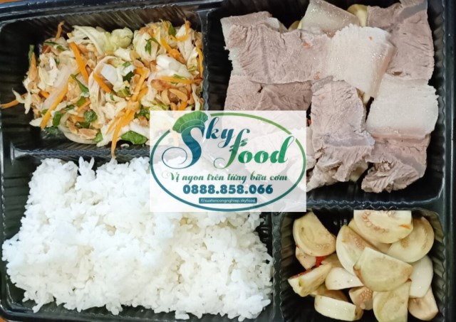 Cơm văn phòng - Suất Ăn Công Nghiệp Sky Food - Công Ty TNHH Aqua Sky Line